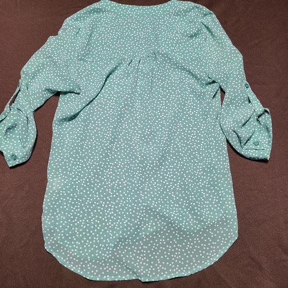Maurice Womens green blouse small - Picture 3 of 4